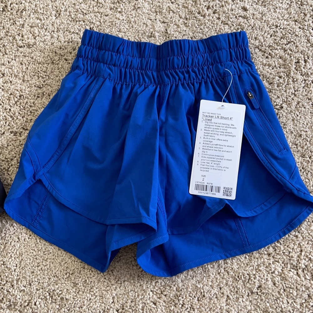 Lululemon 4”tracker shorts